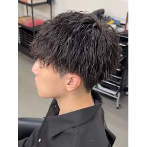 メンズマッシュ　ツイストスパイラルパーマ