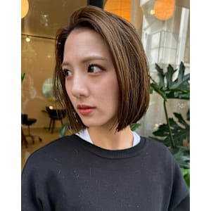 #ボブ #切りっぱなしボブ #レイヤーボブ #くびれボブ 