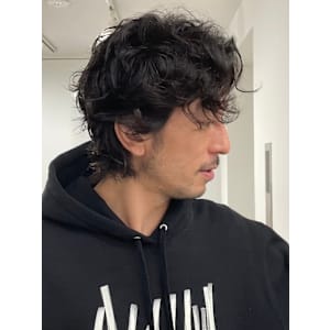 大人男性◎ツーブロックニュアンスパーマ