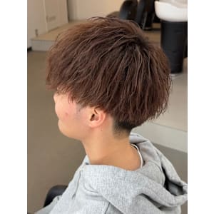 メンズマッシュ　ソフトツイストパーマ