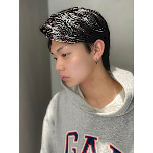 【吉田智哉】スパイキーショー、ニュアンスパーマ、毛流れパーマ