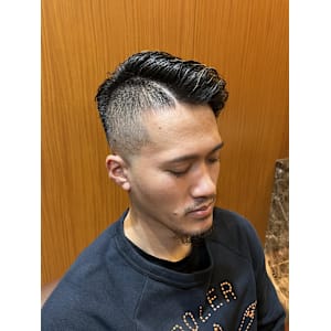 銀座　理容室　シンサイ刈り　ネオ七三