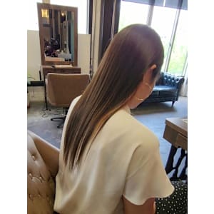 超高濃度水素カラーは艶と潤いが◎　増尾久美