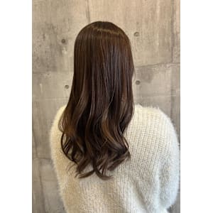 ピンクベージュ/ロングスタイル