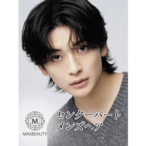 センターパート無造作メンズ☆銀座/東京駅