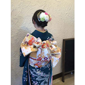 成人式和装ヘアセット