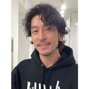 大人男性◎ツーブロックハードパーマ