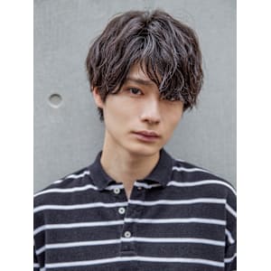 【小久保style】メンズカットツーブロックツイストウルフ