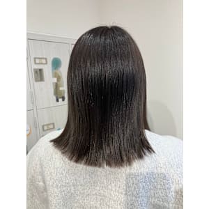 ブリーチなしアッシュグレー