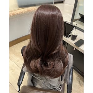 Mako / ピンクブラウン 暖色 ブリーチなし 似合わせ