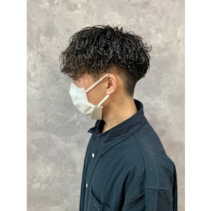 マッシュ 波巻きパーマ