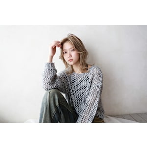 メルティカラー　似合わせカット　外ハネ