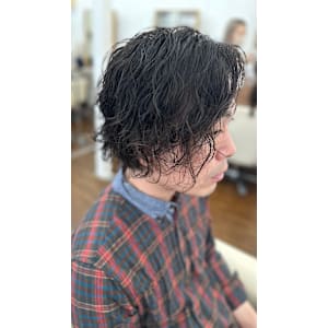 メンズスパイラルパーマ