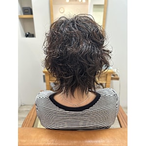 ショートウルフパーマ