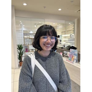 くせ毛をを活かしたボブ