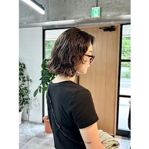 ボブ×プードルパーマ