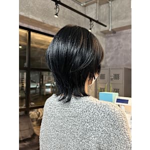 黒髪×レイヤースタイル