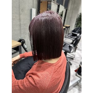 ミセスタッセルボブ×ピンクカラー