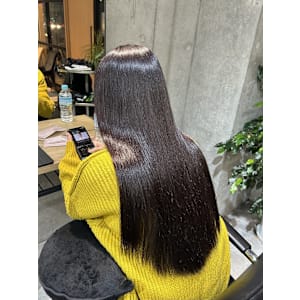 髪質改善縮毛矯正×ロング