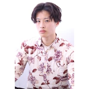 ２０代３０代４０代　センター分け　メンズニュアンスパーマ