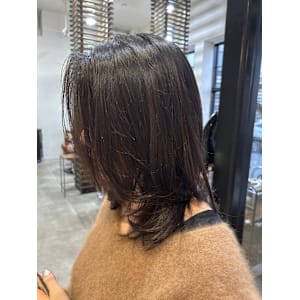 髪質改善トリートメントINカラー