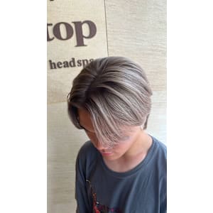 センターパートシャドウルーツスタイル！