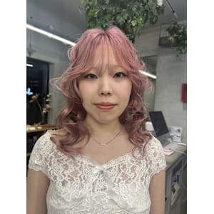 ピンク/レイヤー/ブリーチ