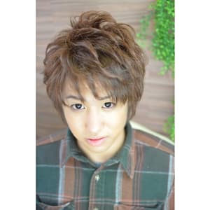 外国人風ゆるふわショート