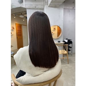 knit×髪質改善カラー