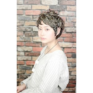 外国人風ゆるふわショート♪