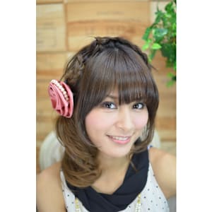 編みこみクラシカルアップ♪