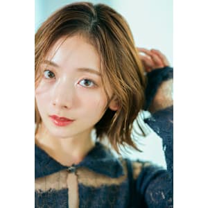 ヌーディーベージュ×くびれ外ハネボブ