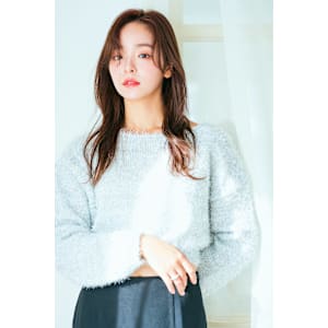 マロンブラウン大人ツヤウェーブ