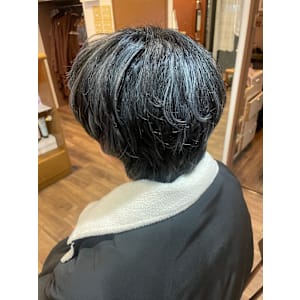 〈江戸 桃海〉メンズカット/メンズカラー/メッシュ/ウルフ