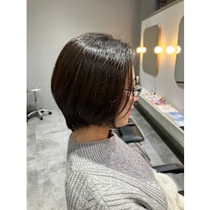 ショート×ボブ