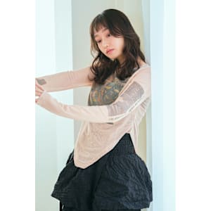 オン眉リッジウェーブココアブラウン