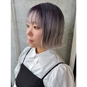 透明感ラベンダーグラデーション＊ケアブリーチ