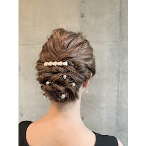 結婚式、二次会に♪ゆるふわアップ