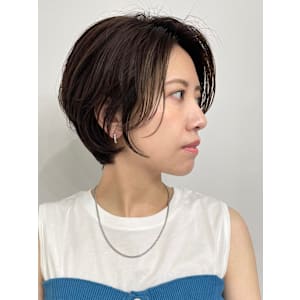 大人女性◎丸みショート