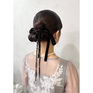 Knit×ヘアアレンジ