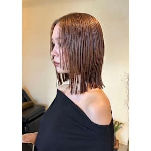 knit×暖色カラー