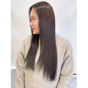 【MICHI 富田店　古作蓮】グレージュカラー　髪質改善