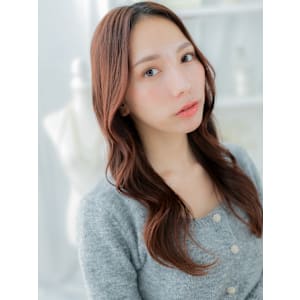 大人美人チェリーレッドひし形レイヤーカット　くすみベージュ