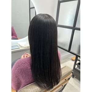 縮毛矯正ストレートヘア