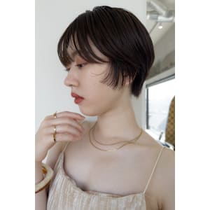 20代・30代/透明感ブラウン/ショートスタイル
