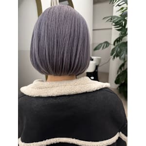髪質改善サロン/ハイトーン/ブルーシルバー/似合わせカット