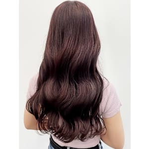 大人美人レッドアッシュヘルシースタイルふんわりカール小顔