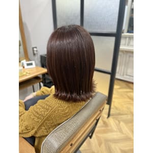 ピンクちょい混ぜブラウン