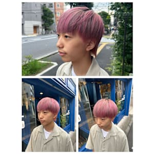 ダブルカラー&ペールピンク