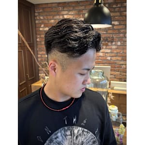 【大村指名】メンズカット/フェザーパーマ